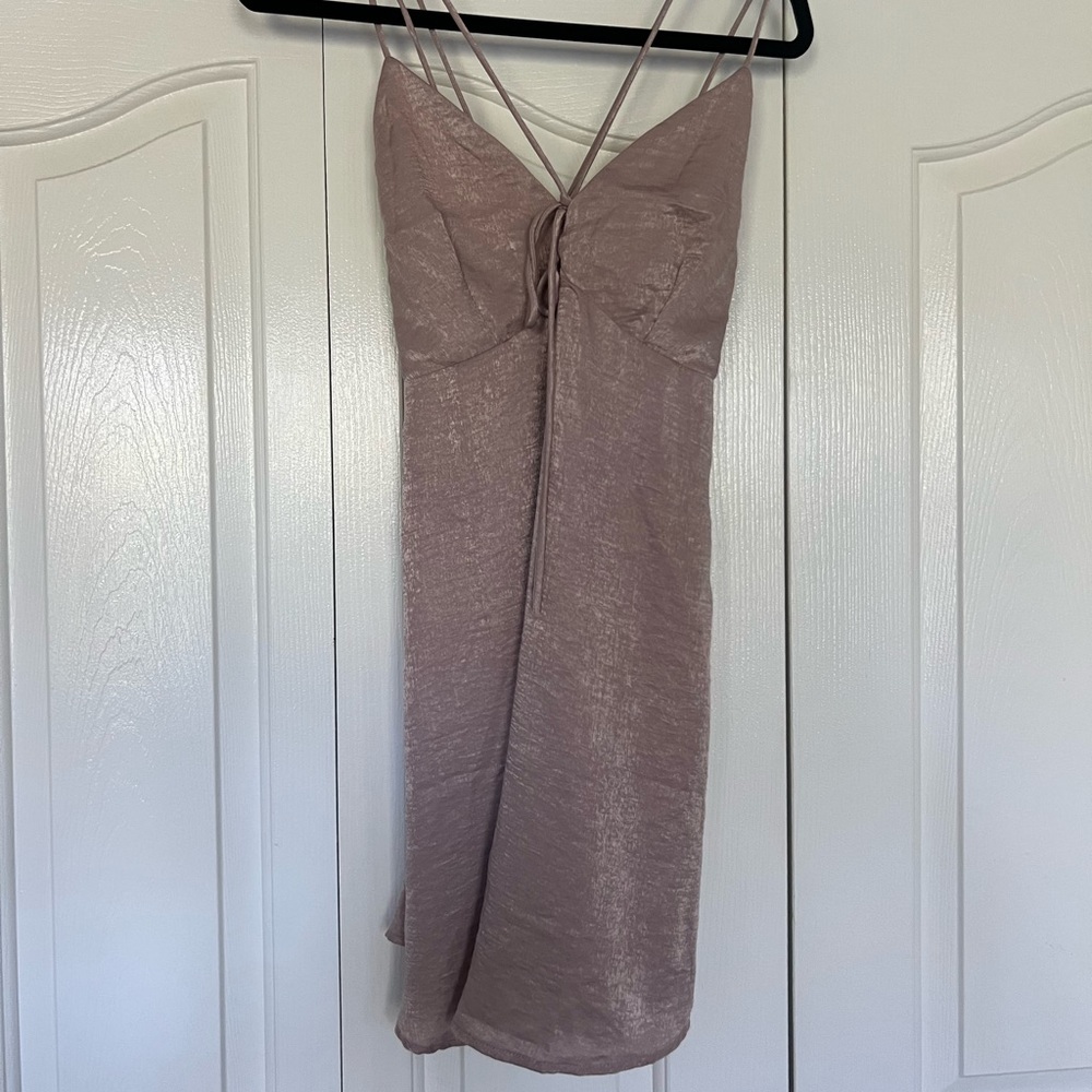 Standard Cross Back Spaghetti Strap Dress